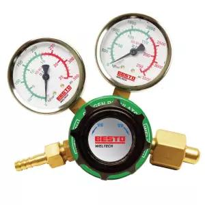 베스토 산소조정기 레귤이터 WS-101P 250-25kgf ㎠ (1EA)산업용 조절기 작업용 산업용 용품 게이지