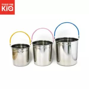 스텐 미니 양동이 바께스 아이스쿨러 버켓 버킷 와인 맥주 락 볼링장 소주 얼음 얼음통 원형 스테인레스 다