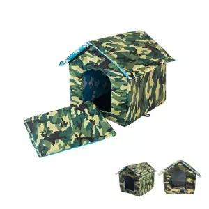 키밍 길고양이 겨울집 급식소 숨숨 출산박스 실외대형개 겨울 강아지 냥이 야외개 하우스 보온 고양이