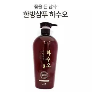 쿨샵 꽃을든남자 하수오 한방샴푸 대용량 1000ml 기능성 케라시스 애경 엘라스틴 좋은 미용실 향기좋은 린