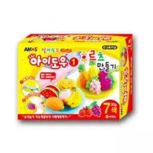 클레이 점토 놀이 어린이 장난감 촉감 후르츠 만들기 DIY만들기세트 미술 만들기키트 찰흙 지점토 칼라