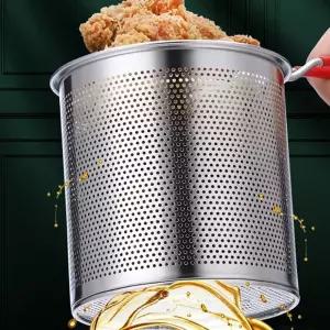 튀김용 냄비 거름망 세트 304스텐레스 튀김기 튀김 용품 소품