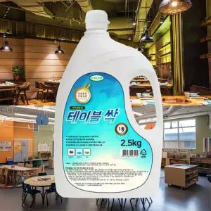 비바크린 테이블싹 2.5L+공병 원샷원킬 세정제업소용세제 주방식탁 클리너 냉장고청소 크리너