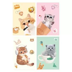 킹냥 핸디수첩 (40개)미니노트 단체선물 판촉물 중철 좌철 유선