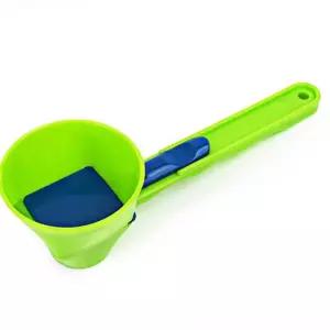 슬라이드 스푼 플라스틱 커피 요리가루스푼 프로틴 계량수저 미니깔때기