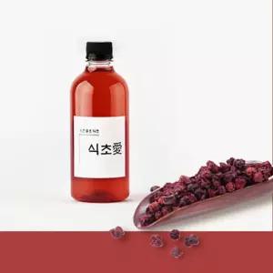 건강한 자연발효식초 오미자 500ml드레싱소스 샐러드조미료 다이어트음료 과일 마시는 식품 사과