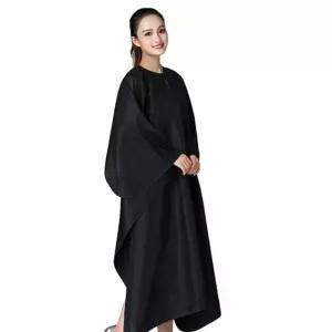 살롱나인 글로시 미용 커트보(블랙)가운 실가운 업소용 실용 커트 실보 거트 컷트