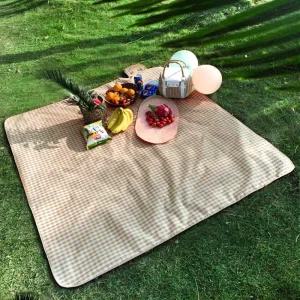 클래식 체크 방수돗자리 캠핑 나들이 매트소풍 야외 야외용 접이식 휴대용 폴딩 피크닉 해수욕장 바캉스 비