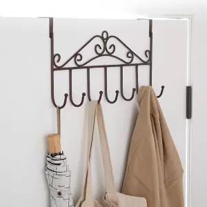 7구 다용도 도어후크 모자걸이 문행거 방문옷걸이 도어훅 도어후크