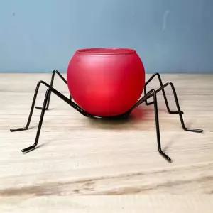 유리 볼 거미 촛대 장식 캔들홀더 라지(L)들 인테리어소품 조명품 초홀더 들케이스 향초 초받침대 들악세사