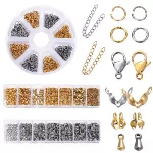 스틸 비즈 체인 목걸이 악세사리 부자재실버개고리 팔찌마감 장식 주얼리 공예재료 용품 공구 은고리