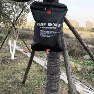 휴대용샤워기 야외 여행용 이동식간이기 캠프 캠핑물통 간이 주머니 용품 샤워백 파우치 캠핑백 용기
