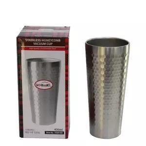 허니이중진공컵 벌집 430ml 스텐 스테인레스 업소용 식당용 스텐진 물컵 음료