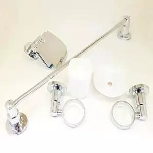 일반형 4품 셋트 욕실 악세서리수건걸이 양치컵 악세사리 화장실 휴지 비누