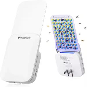 실내용 모살로그 초파리 트랩 600제곱피트 보호 구역 UV 그낫 모기 및 기타 날아다니는 곤충 플러그 벌레