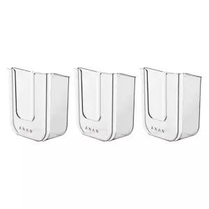 3개 투명화이트 벽걸이 무타공 물티슈디스펜서 물티슈통 보관함 케이스 홀더 스서 휴대용 자동 정리함 욕실