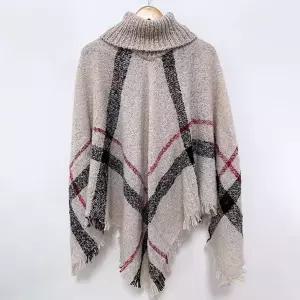 여성용 하이넥 케이프 숄 가디건 망토 담요캠핑의자 용테이블 니트 입는 차박용가전 겨울 감성 겨울옷 웨어