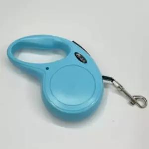 강아지 자동 리드줄 블루 애견 강아지목줄 견목 도그파킹 리드 와이어 견산책 소형 강아지끈 산책목