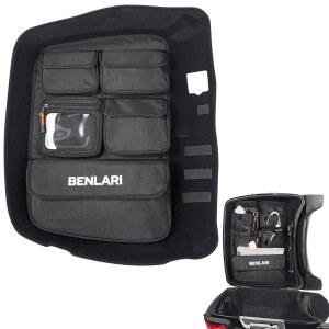 벤라리 투어 팩 뚜껑 정리 오토바이 보관 가방 라이너 트렁크 방수 핏 할리 투어링 로드 킹 글라이드 트라이 스트리트 울트라 리미티드 2014-2024 블랙