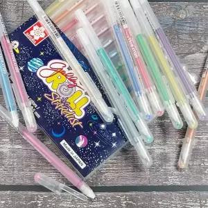 사쿠라 1.0mm 젤잉크볼펜 겔리롤 STARdust 12색세트칼라젤 젤볼 학습용 젤펜 스퀴시 캐릭터 캐릭터젤 팬시