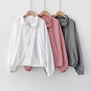 여자스트링 윈드바람막이집업 경량 브레이커 간절기 아우터