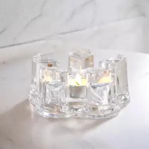 7day 내열 유리 하트 티워머 포트 차우리기 용품 다도 라이트 데우기 양초 워머 다기