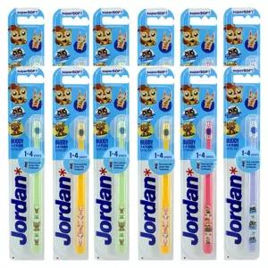 조르단 어린이칫솔 유아 아동 버디 1단계x12개비치용치 부드러운모 단계별 집칫 집사은품 단계용 키즈 단체