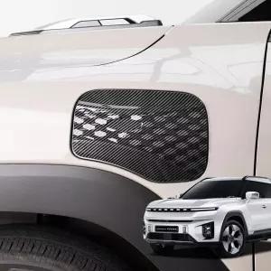 토레스 EVX 튜닝 충전구 카본 커버 몰딩드레스업 구몰 자동차용품 주유구 DIY