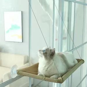 창문 흡착 고양이 해먹 침대 캣타워 하우스 방석 실내 안락의자 용품 소파 수면 휴식공간 매트 기어 크래쳐
