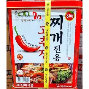 고추장(진미식품 찌개용 14K)/고추장/가정/단체/대용량/떡볶이/볶음용/양념/요리/가정용/소스/양념장/전골