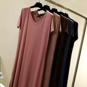 G124586_모달 실켓 롱원피스홈웨어 면원피스 여성 편한 웨어