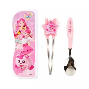 캐치티니핑5 스푼 양손교정젓가락 케이스세트-하츄캐릭터 여아수저 티니 어린이 선물 집선물 유치원