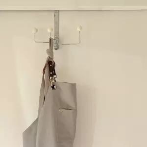 회전형 옷걸이 행거 도어 후크 3구 자바라 방문 바지 가방