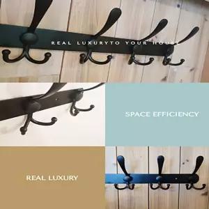 스텐레스 다용도 벽걸이후크 옷걸이 블랙 후크/가방/걸이/모자/벽걸이/벽옷걸이/고정식/행거/책가방/거치대