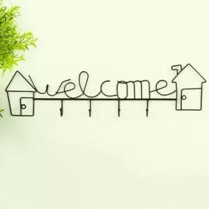 홈가든 Welcome 스틸 훅 선반/고정식/행거/벽걸이/옷걸이/다용도/걸이/다기능/넥타이/모자/정리/고정/고리