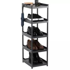 시스맥스 마이룸 신발 정리대 - 블랙 (53008975)장 보관대 수납대 슈즈렉 심플 조립식 5단 5단장 플라스틱