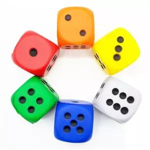 스펀지주사위 24개던지기 공놀이 스펀지 장난감 단체선물 어린이 게임 폭신한