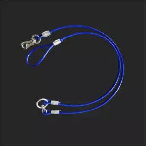 제이제이펫 국산 코팅 와이어 8mm 파랑 개줄 리드리드줄 강아지 산책 애견 체인 대형견 용품 개리드