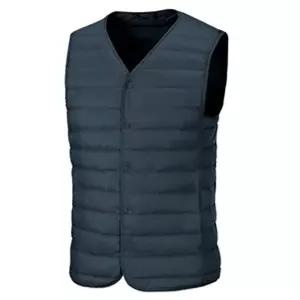 데피 다운 브이넥 조끼(DW930) 네이비 등산 패딩 패션 겉옷 점퍼 스포츠 단체 이너 데일리