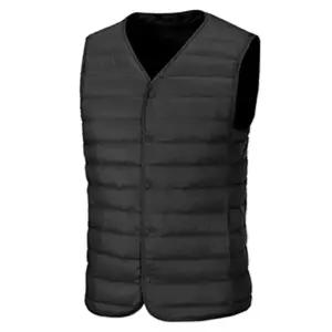 데피 다운 브이넥 조끼(DW930) 블랙 등산 패딩 패션 겉옷 점퍼 스포츠 단체 이너 데일리