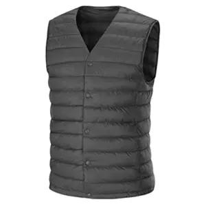 데피 다운 보카시 브이넥 조끼(DW931) 블랙 등산 패딩 패션 겉옷 점퍼 스포츠 단체 이너 데일리
