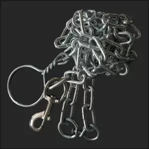 국산 체인 개줄 5mm 고급 시골 진돗개 대형 반려 목줄 견목 형목 초크 쇠목 개목 애견 견리드 동물