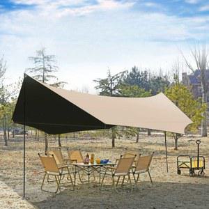 대형타프 헥사 천막 블랙코팅 헥사타프 그늘막 야외 베이지 6m