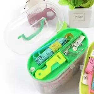 가정용 기본 반짇고리세트 1개반짓고리 반짓고리함 바느질함 바늘 실바늘 수예용품부자재 수납