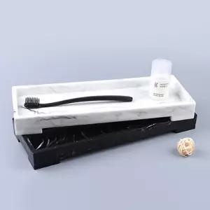 모더스 대리석 패턴 트레이욕실 화장실 소품 선반 장식용 고급