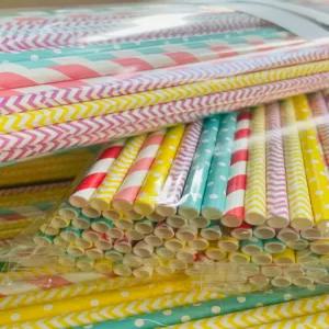 솜사탕종이빨대 탕후루 스틱 단색 종이 녹화용 대나무