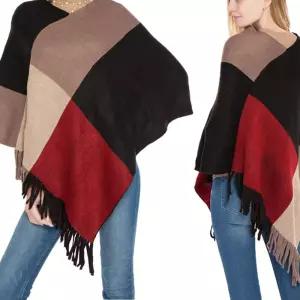 여성 숄 망토 스카프 캠핑 니트 가디건 입는담요 케이프입는 차박용품 여자 간절기 감성 사무실 용담요 보