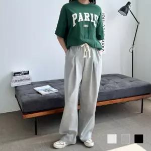 갸로스 여자 핀턱 와이드 팬츠 SD-230411W트레이닝 여성 용바지 트레이닝복 운동 트레이닝