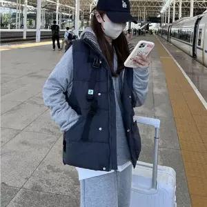 2컬러 여성 캐주얼 조끼패딩 WS-JP20 여자 베스트