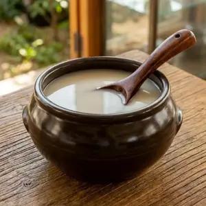 이천도자기 자연옹기 동동주 방구리 15cm 항아리 그릇 식기 막걸이 전통 장식 인테리어소품 공예